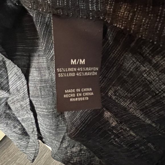 fever Linen-Blend Handkerchief Hem Midi Tank Dress Size M - Picture 9 of 10